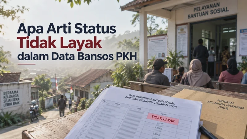 Apa Arti Status Tidak Layak dalam Data Bansos PKH Ini Penjelasannya