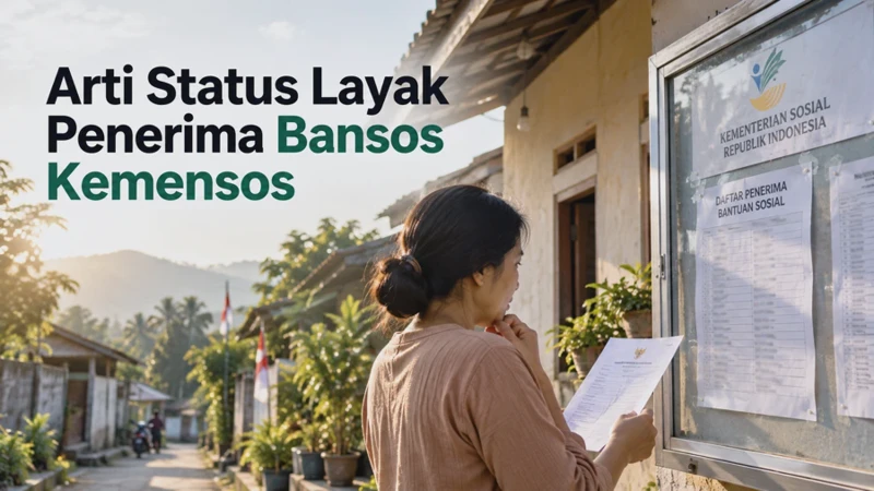 Arti Status Layak Penerima Bansos Kemensos Berdasarkan Data DTSEN