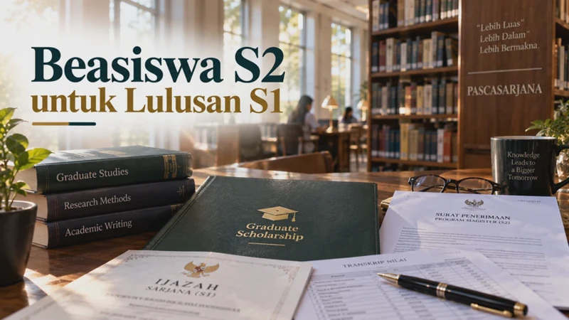 Beasiswa S2 untuk Lulusan S1, Cek Syarat dan Cara Daftarnya