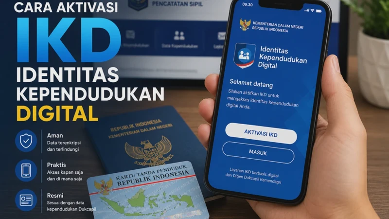 Cara Aktivasi IKD Identitas Kependudukan Digital Lewat HP Resmi