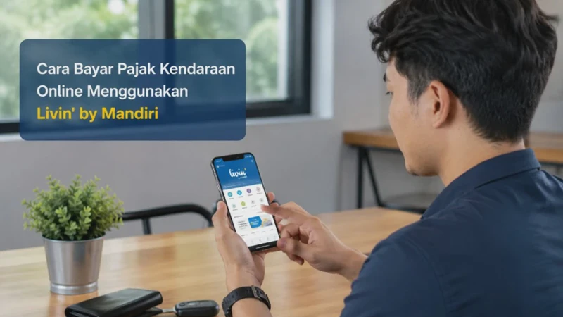 Cara Bayar Pajak Kendaraan Online Menggunakan Livin' by Mandiri