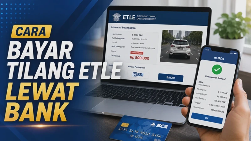 Cara Bayar Tilang ETLE Lewat Bank, ATM, dan Mobile Banking