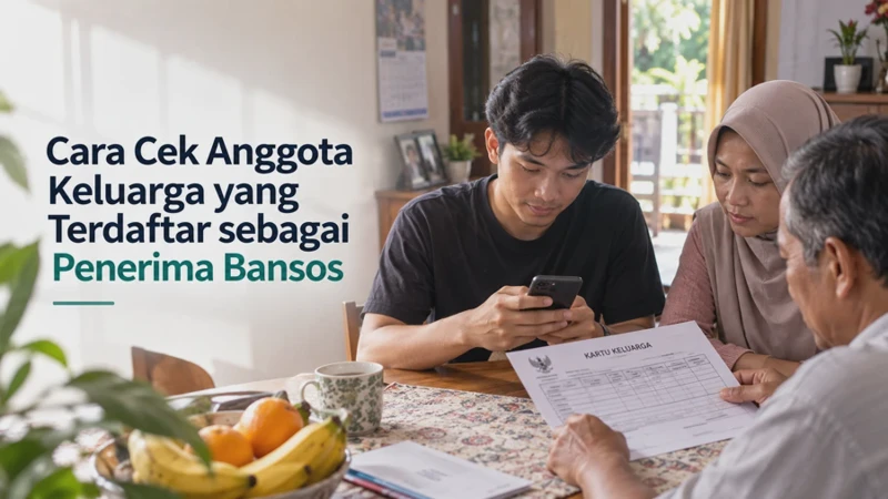 Cara Cek Anggota Keluarga yang Terdaftar sebagai Penerima Bansos Lewat HP
