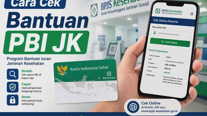 Cara Cek Bantuan PBI JK dengan NIK untuk Mengetahui Status Kepesertaan