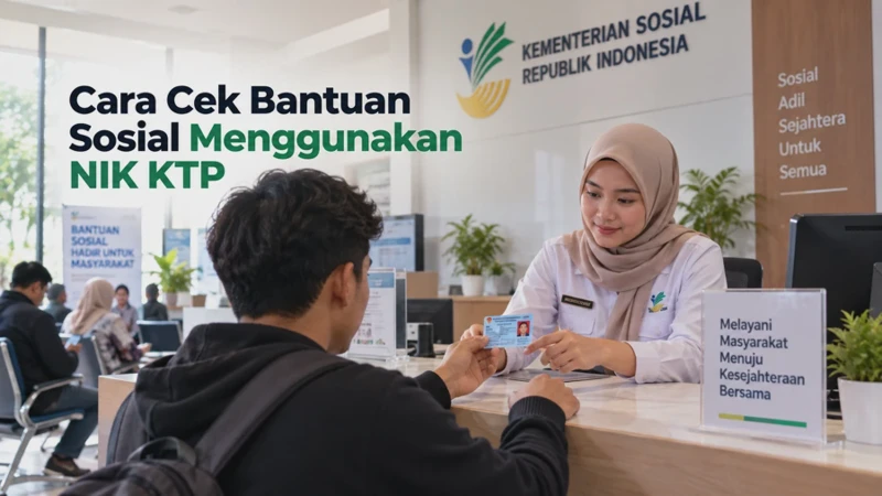 Cara Cek Bantuan Sosial Menggunakan NIK KTP Begini Cara Mengeceknya