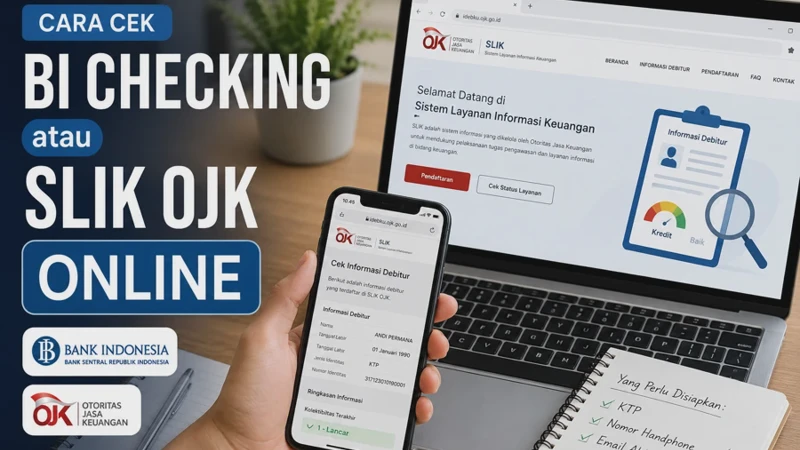Cara Cek BI Checking atau SLIK OJK Online Lewat HP Secara Resmi 2026