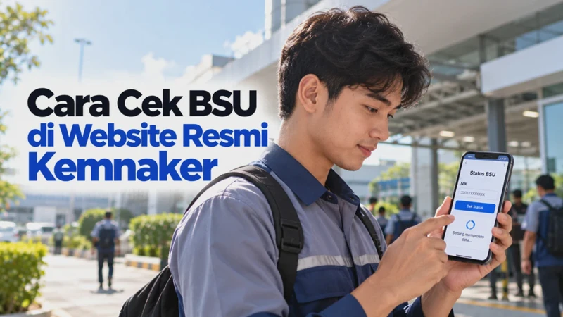 Cara Cek BSU di Website Resmi Kemnaker Menggunakan NIK KTP