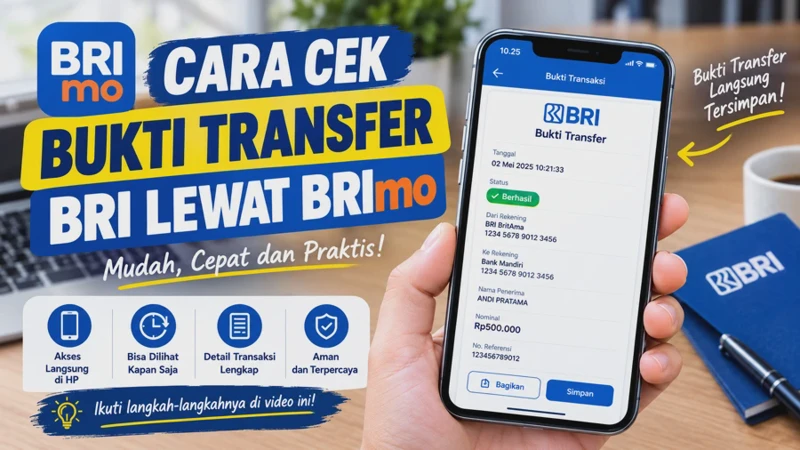 Cara Cek Bukti Transfer BRI Lewat BRImo Asli atau Palsu Tahun 2026