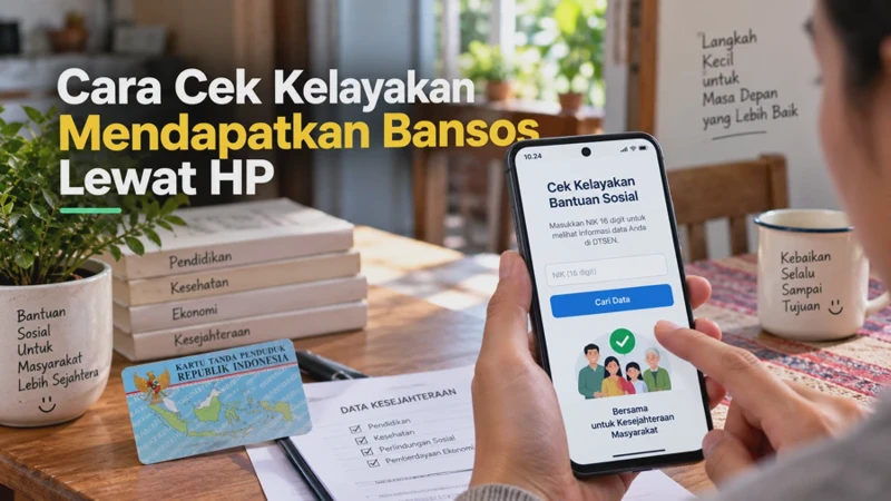 Cara Cek Kelayakan Mendapatkan Bansos Lewat NIK KTP Secara Online
