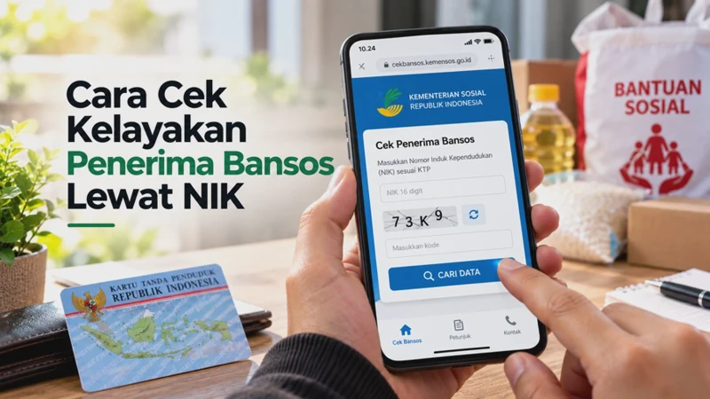 Cara Cek Kelayakan Penerima Bansos Lewat NIK KTP Begini Caranya
