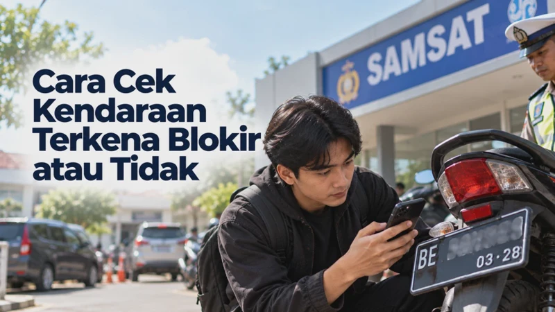 Cara Cek Kendaraan Terkena Blokir atau Tidak Begini Cara Mengeceknya