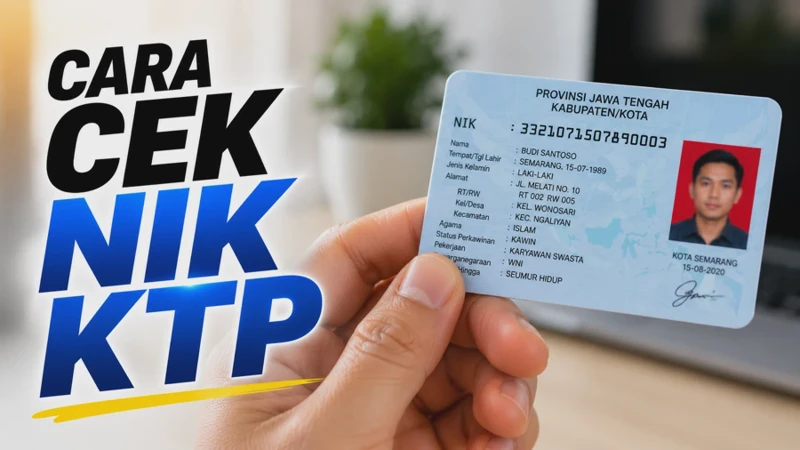 Cara Cek NIK KTP Sudah Terdaftar di Dukcapil atau Belum Lewat HP