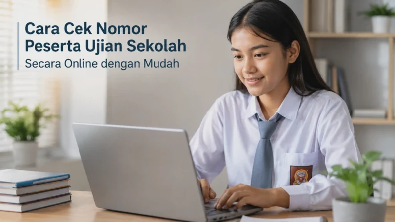 Cara Cek Nomor Peserta Ujian Sekolah Secara Online dengan Mudah