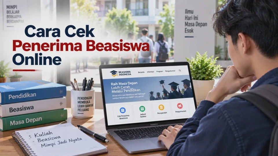 Cara Cek Penerima Beasiswa Online Berdasarkan NIK dan Data Pendaftaran