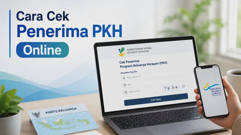 Cara Cek Penerima PKH Online Lewat HP Menggunakan NIK KTP Resmi