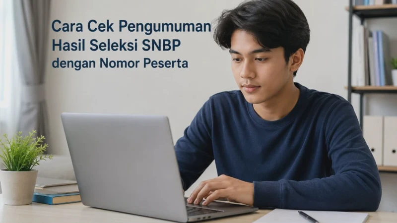 Cara Cek Pengumuman Hasil Seleksi SNBP dengan Nomor Peserta