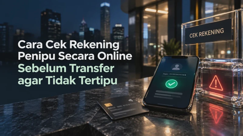 Cara Cek Rekening Penipu Secara Online Sebelum Transfer agar Tidak Tertipu
