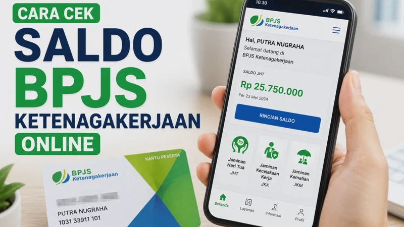 Cara Cek Saldo BPJS Ketenagakerjaan Online Lewat JMO dan Website