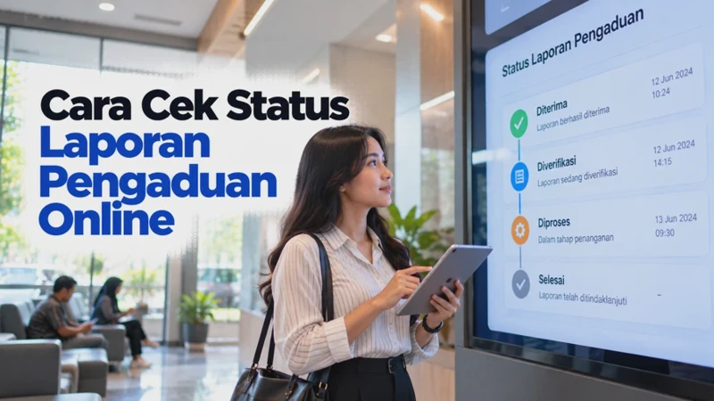 Cara Cek Status Laporan Pengaduan Online Begini Cara Mengecek Statusnya