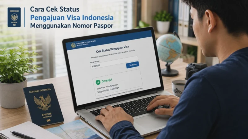 Cara Cek Status Pengajuan Visa Indonesia Menggunakan Nomor Paspor