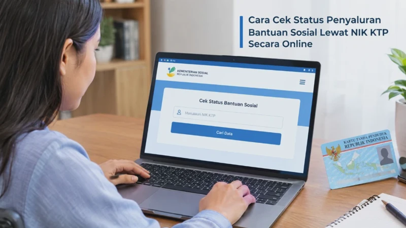 Cara Cek Status Penyaluran Bantuan Sosial Lewat NIK KTP Secara Online