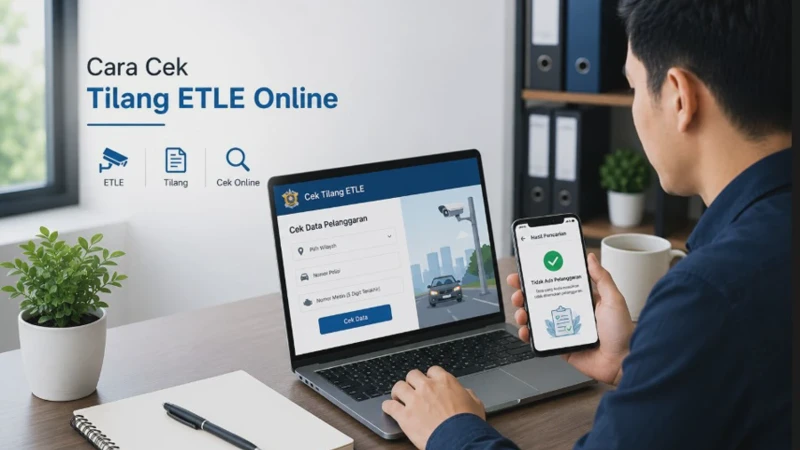 Cara Cek Tilang ETLE Online Lewat HP dengan Nomor Plat Kendaraan Terbaru 2026