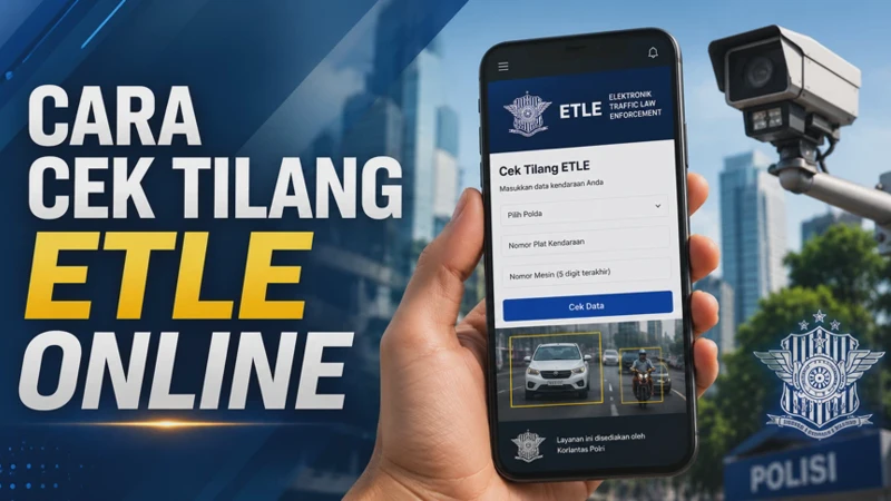 Cara Cek Tilang ETLE Online Lewat HP dengan Nomor Polisi
