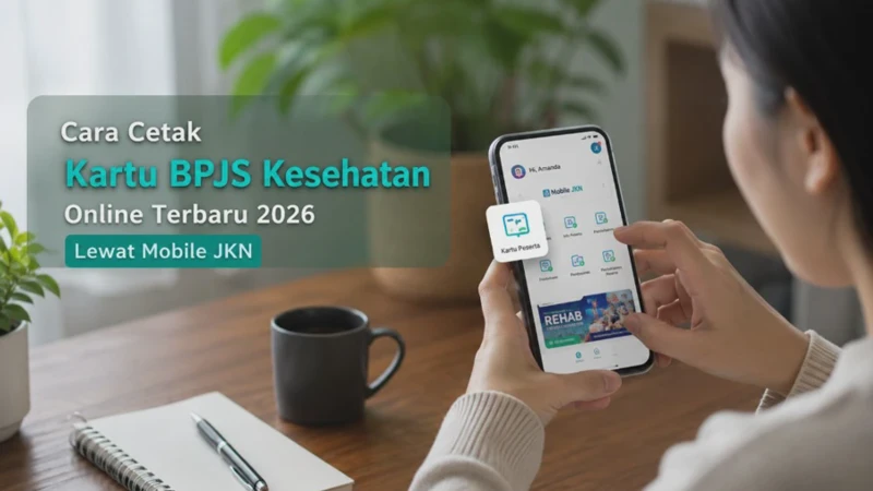 Cara Cetak Kartu BPJS Kesehatan Online Terbaru 2026 Lewat Mobile JKN