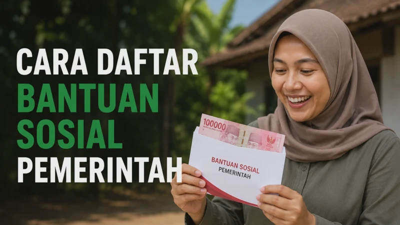 Cara Daftar Bantuan Sosial Pemerintah Secara Online Lewat HP Resmi
