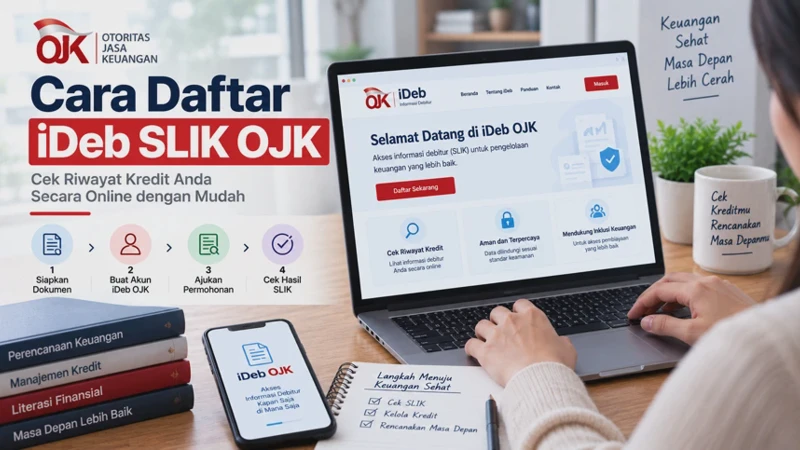 Cara Daftar iDeb SLIK OJK, Begini Langkah-Langkah Terbarunya