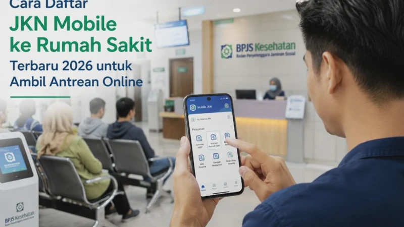 Cara Daftar JKN Mobile ke Rumah Sakit Terbaru 2026 untuk Ambil Antrean Online