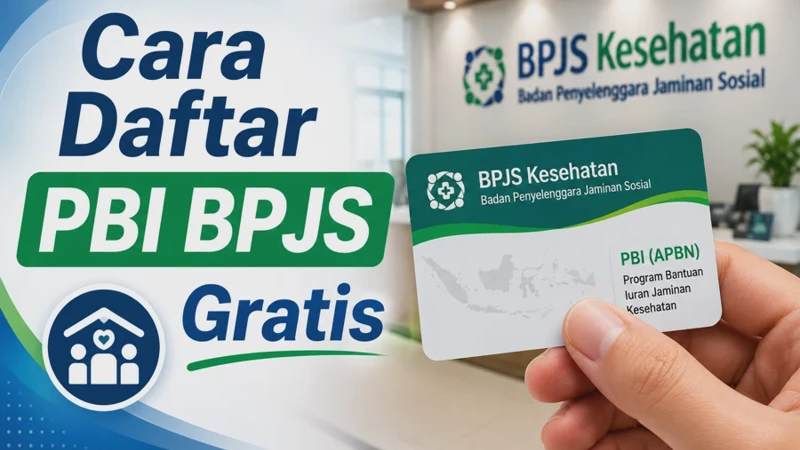 Cara Daftar PBI BPJS Gratis untuk Masyarakat Tidak Mampu Secara Online
