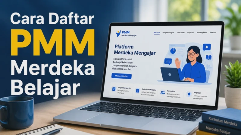 Cara Daftar PMM Merdeka Belajar dengan Akun belajar.id Resmi