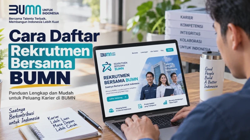Cara Daftar Rekrutmen Bersama BUMN 2026, Cek Syarat dan Link Pendaftaran