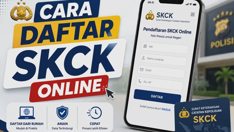 Cara Daftar SKCK Online Lewat Aplikasi Polri Presisi di Laptop & HP