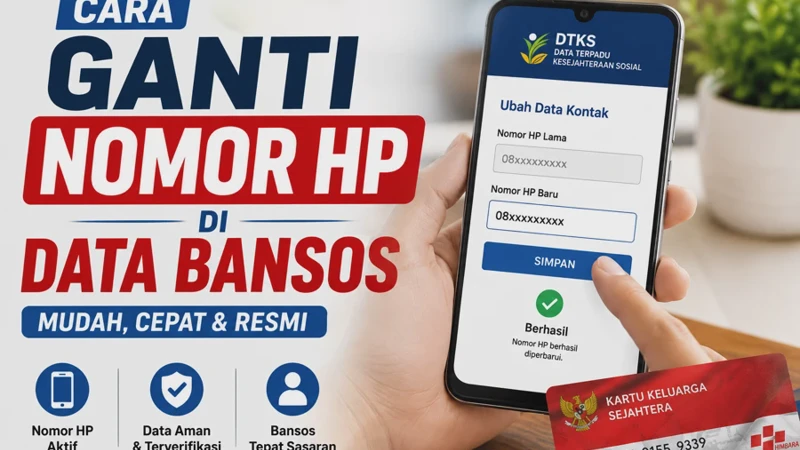 Cara Ganti Nomor HP di Data Bansos Lewat Aplikasi Cek Bansos