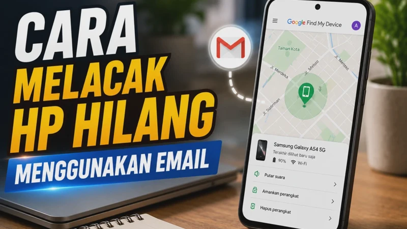 Cara Melacak HP Hilang Menggunakan Email di Google Maps 2026