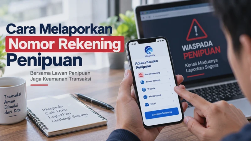 Cara Melaporkan Nomor Rekening Penipuan Agar Segera Ditindak Lanjuti