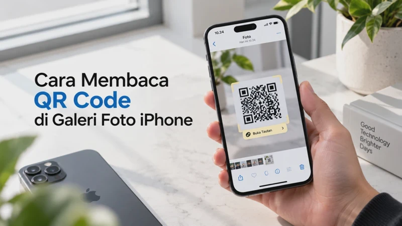 Cara Membaca QR Code di Galeri Foto  iPhone Begini Langkahnya Terbaru 2026