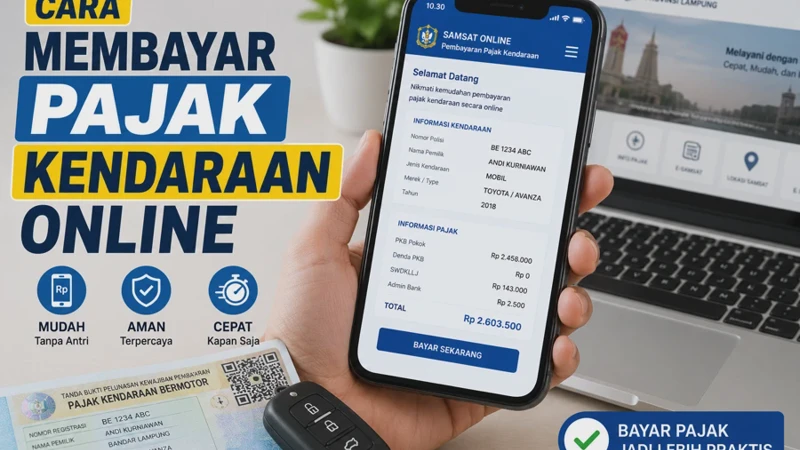 Cara Membayar Pajak Kendaraan Online Lewat SIGNAL dengan Mudah 2026