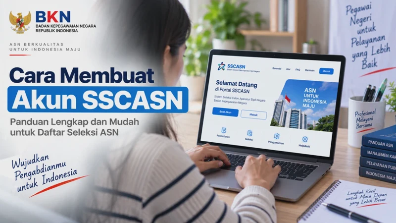 Cara Membuat Akun SSCASN untuk Daftar CPNS dan PPPK