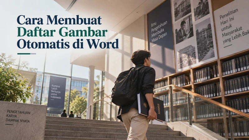 Cara Membuat Daftar Gambar Otomatis di Word untuk Skripsi