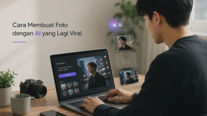 Cara Membuat Foto dengan AI yang Lagi Viral Gratis 2026