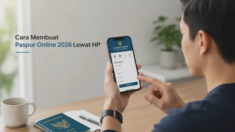 Cara Membuat Paspor Online 2026 Lewat HP Menggunakan Aplikasi M-Paspor