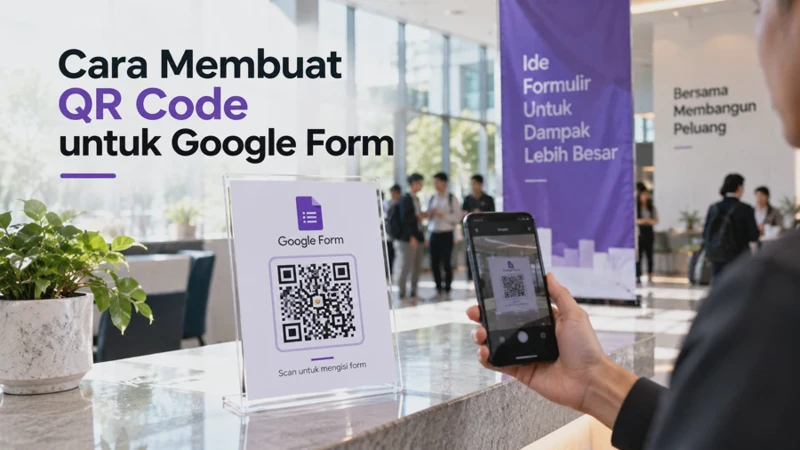 Cara Membuat QR Code untuk Google Form Tanpa Aplikasi, Begini Caranya
