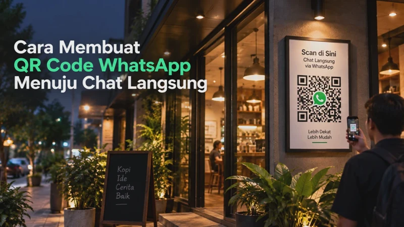 Cara Membuat QR Code WhatsApp Menuju Chat Langsung Terbaru 2026