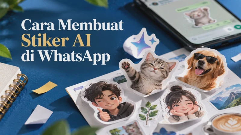Cara Membuat Stiker AI di WhatsApp Begini Cara Membuat Stiker dari Teks