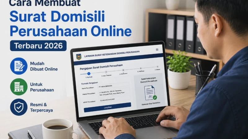 Cara Membuat Surat Domisili Perusahaan Online Terbaru 2026