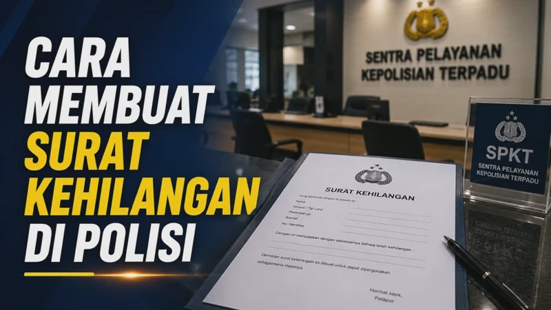 Cara Membuat Surat Kehilangan di Polisi untuk KTP, STNK, dan Dokumen
