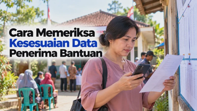 Cara Memeriksa Kesesuaian Data Penerima Bantuan Begini Cara Mengeceknya